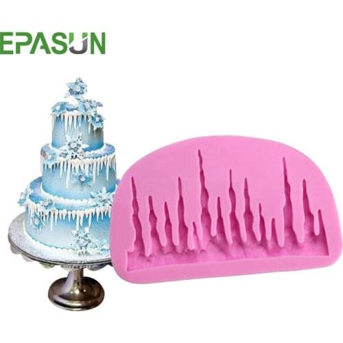 EPASUN Snow Silicone Soap Mold for Soap Mould Making Cake Decorating Tool Handmade DIY 3d Baking Silicon Form Bakeware Tools