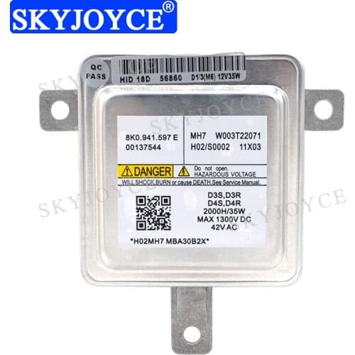 SKYJOYCE New OEM Car Headlight D3S D4S HID XenonBallast Unit 8K0941597E W003T22071 For A5 2008-2014 A1 A3 A6 A7 Q3 hid XenonPart