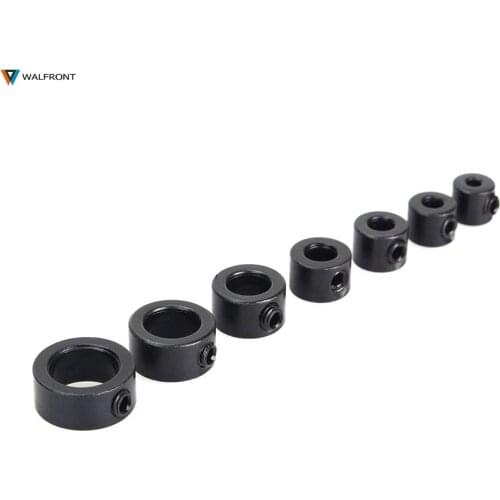 7-piece drill bit stop collar set With Wrench Woodworking Drill Bit Depth Stop Collars Ring 3/4/5/6/8/10/12mm