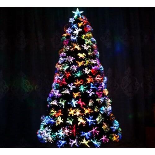 1.2 M -3M Colorful Fiber Christmas Tree Christmas Decorative Ornaments Light Luxury Xmas Tree Store Decorations Gift