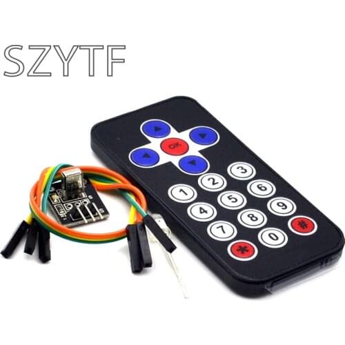 Smart Electronics Hot Sale Black Infrared IR Wireless Remote Control Module Kits for arduino DIY Kit