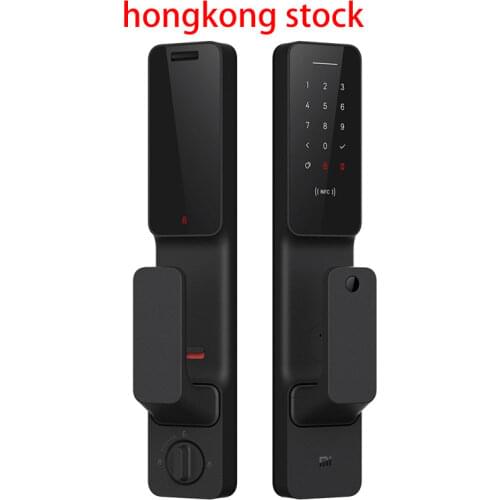 Express Xiaomi Push-Pull Smart Door Lock With Fingerprint Sensor password Bluetooth Unlock Mijia APP Control Intelligent Linkage