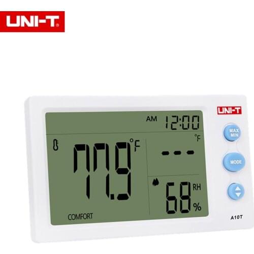 UNI-T A10T Temperature Humidity Meter Weather Station Tester With Alarm Clock Function
