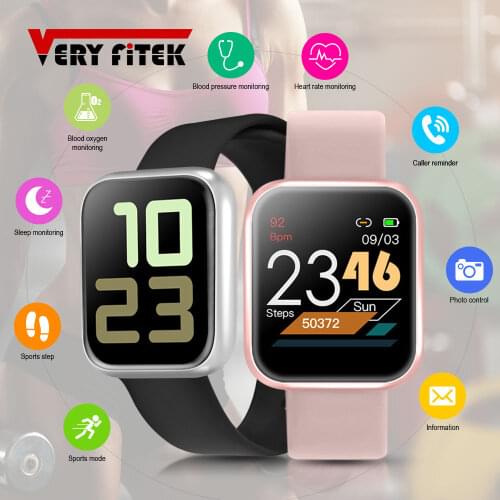VERYFiTEK P70S Smart Watch Blood Pressure Heart Rate Monitor IP67 Fitness Bracelet Watch Women Men Smartwatch for IOS Android