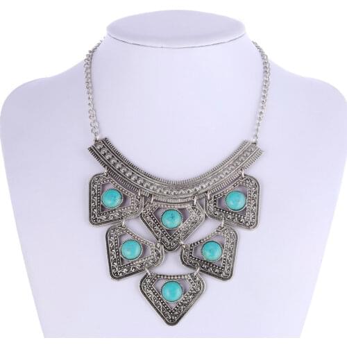 LOVBEAFAS Fashion Boho Necklace Maxi Collares Mujer Choker Collier Necklace Vintage Statement Necklaces Women