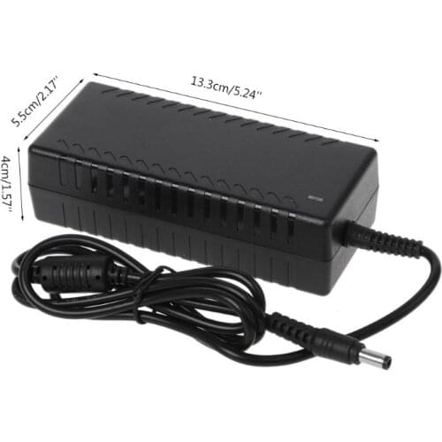 5.5mm x 2.5mm Power Adapter Port AC 100-240V to DC 48V 3A 120W for PoE Switch