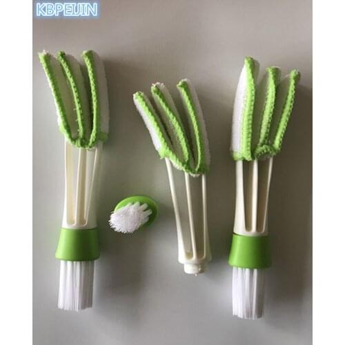 Car Air Conditioning Vent Blinds Clean Sticker Keyboard brush For DACIA logan duster sandero lodgy sandero dokker Accessories