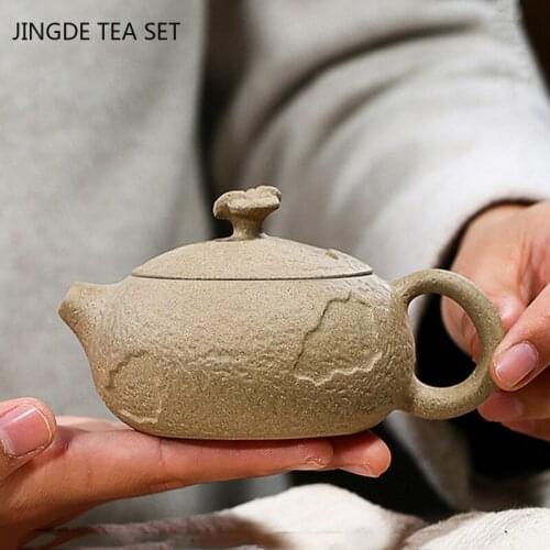 Yixing Handmade Tea Pot Purple Clay Teapot Home Kettle Raw Ore Section Mud Teaware Tie Guanyin Chinese Tea Ceremony Gifts 140ml