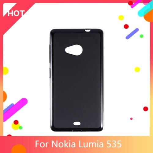 Lumia 535 Case Matte Soft Silicone TPU Back Cover For Nokia Lumia 535 Phone Case Slim shockproof