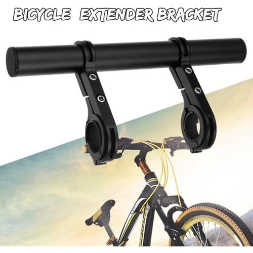 Black Bike Flashlight Holder Handle Extender Mount Bicycle Bracket Accessories