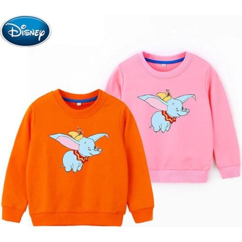 Disney Kids Dumbo animal print Sweatshirt funny Children clothes harajuku kawaii Cotton baby sweater Gift
