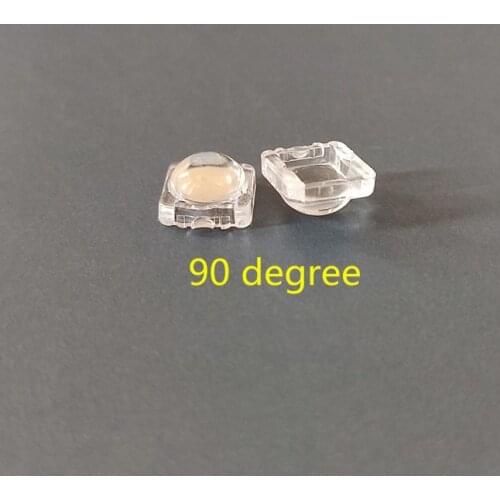 KHZC-8 High quality 5050 led lens, SMD lens, Size: 8X8mm, Angle: 90, 120 deg, Suitable for: 5050 Light source, PMMA