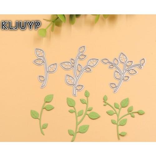 KLJUYP 3pcs Leaves Metal Cutting Dies Stencils for DIY Scrapbooking/photo album Decorative Embossing DIY Paper Cards