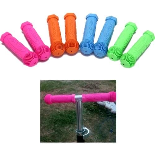 HOT 1Pair Soft Kids Bicycle Handlebar Grips Child Ice Skating Skateboard Stroller Tricycle Bicycle Grips Faucet Handle Bar Grips