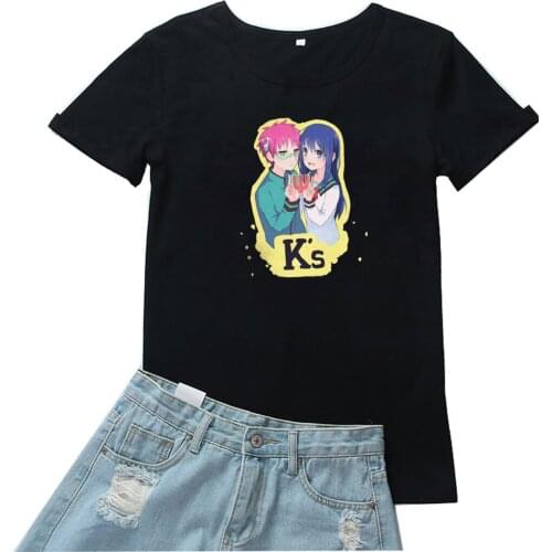 Fashion Anime Graphic T-shirt Women Japan Style Pattern Women T Shirt Loose Cotton Camiseta Mujer Gothic Clothes Tee Shirt Femme
