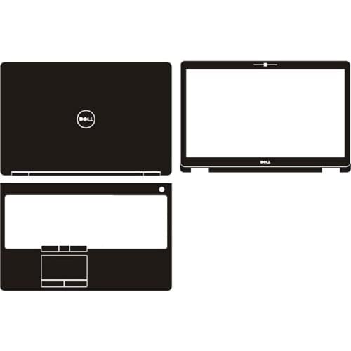 Laptop Carbon Fiber Vinyl Skin Sticker Cover For Dell Latitude E5570 E5550 15.6"