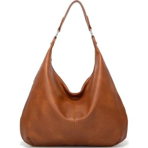 2021 new fashion womens bags PU leather shoulder bags casual Retro lady hand bags big capacity crossbody for women solid color