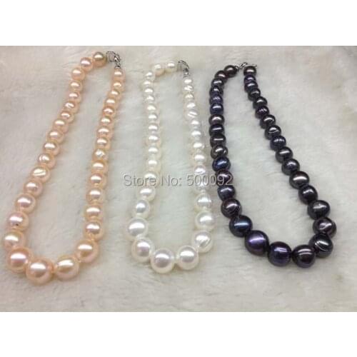 Baroque 11-12mm cultured freshwater pearl necklace