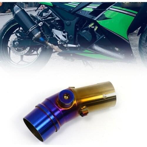 1pc Motorcycle Exhaust Pipe Middle Section Transfer Adapter for Benelli 502X Motorcycle Exhaust Pipe Modification Accessories