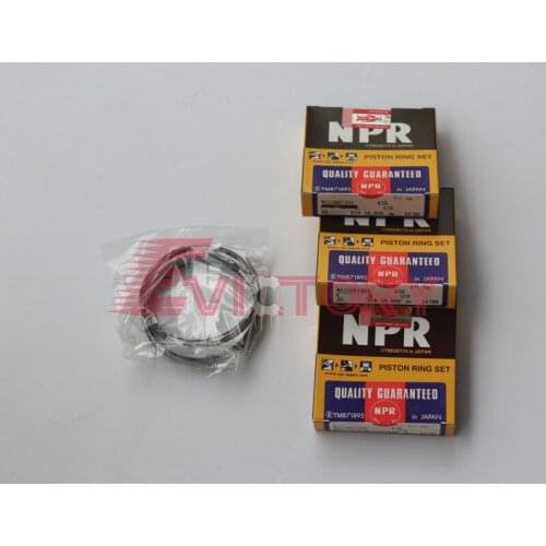 For Mitsubishi K3B crankshaft connecting rod bearing + piston ring set