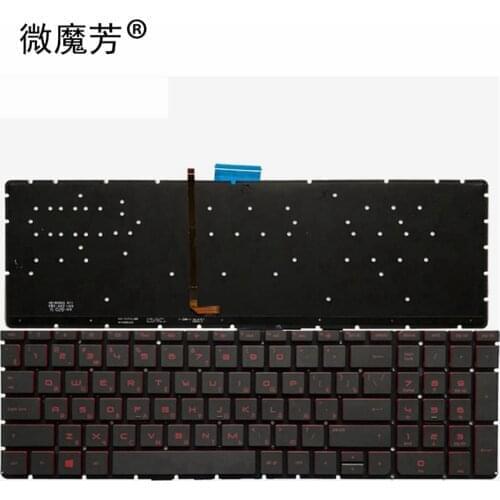 RU For HP Pavilion 15-ab 15-ak 15-bc 15-ab000 15-ab100 15-ab200 15z-ab000 15z-ab 15AK 15bc 15AB Laptop Keyboard backlit Russian