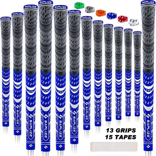 Saplize golf grips Midsize 60R Full-Cord Rubber Non-slip irons grips 13pcs/lot