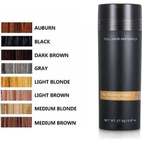 Hair Fibers Keratin Thickening Spray Hair Building Fibers 27.5g Loss Products Instant Wig Regrowth Powders