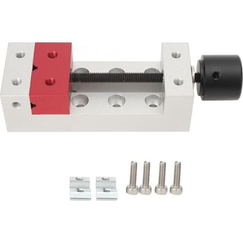 50mm Mini Aluminum Flat Clamp Table Bench Vise Drill Press Vice Fixing Tool