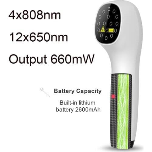 Laser Treatment Device for Pets,Home Laser Therapy For Pain Relief, Wound Healing and Reduces Inflammation,650nm + 808nm LLLT