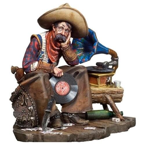 1/32 Resin Figure Building Kit listen to music