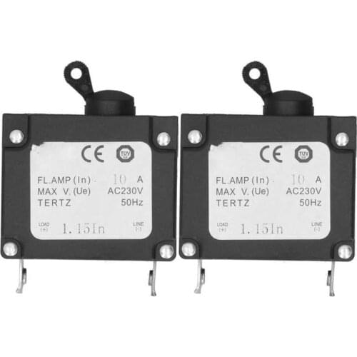 2Pcs 2KW-3KW Power Switch Circuit Breaker Leakage Protector Fit For 168F 170F Gasoline Generator