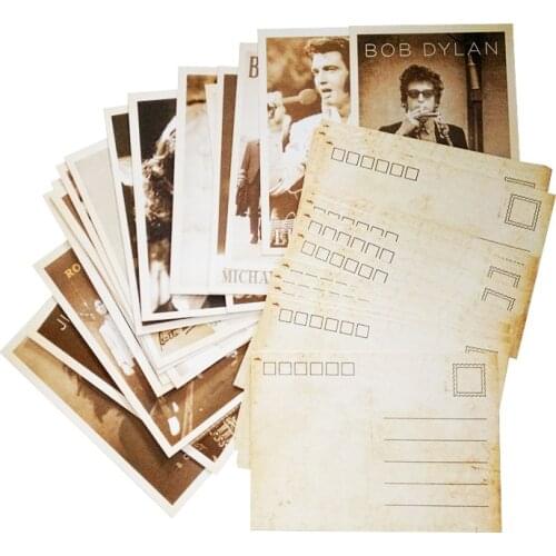 32 Pcs/pack Vintage Style Movie Stars Poster Drawing Post Card Set Christmas Card Gift Postcards Greeting Cards