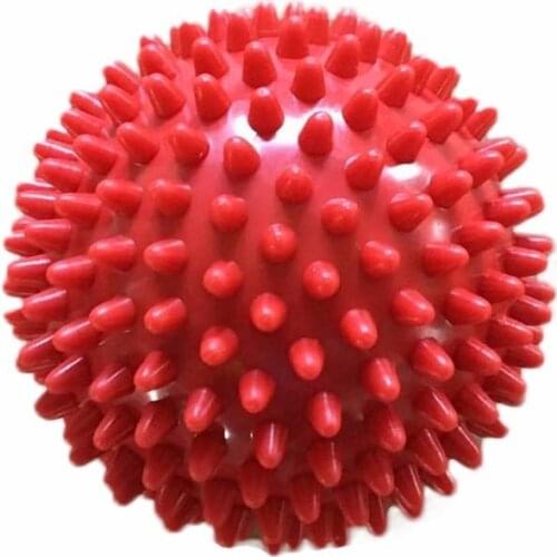 7.5CM 6 Color Fitness PVC Hand Massage Ball PVC Soles Hedgehog Sensory Training Grip the Ball Portable Physiotherapy Ball