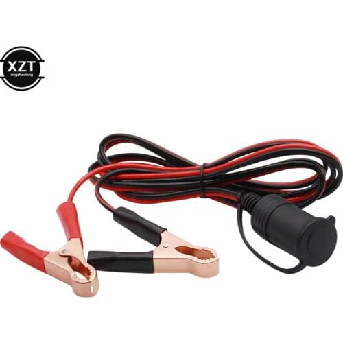 16AWG 10A Car Battery Cigarette Llighter Adapter Car Battery Pump Alligator Power Socket 2M 3M Cable With Waterproof Cover