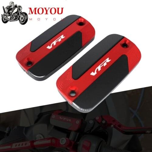 Motorcycle Accessories Front Brake Cylinder Fluid Reservoir Cover Cap For Honda vfr 800 VFR800F VFR800X VFR1200X Crosstourer