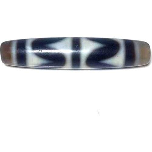 Amulet DZI Old Black/White Double Tiger Teeth Master Hat Agate Beads men&women Jewelry Necklace Pendant Amulet Free Shipping