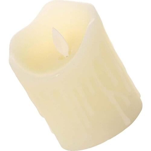 Blesiya 2x Battery Operated LED Candles Swinging Flame Flameless Candles