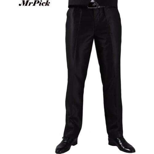 Single Pant) High Quality Men Suit Pant 2017 New Arrival Slim Fit Fashion Brand Business Dress Wedding Trousers J1004