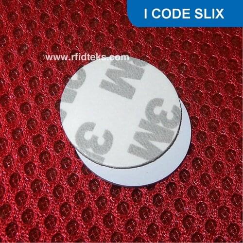 CT Dia 25mm RFID Coin Tag RFID PVC Token for Security label RFID PVC tag 13.56MHz ISO 15693 with I CODE SLIX Chip