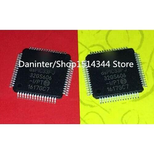 DSPIC33FJ32GS606-I/PT DSPIC33FJ DSPIC33FJ32GS606 32GS606 TQFP64 5PCS/LOT aliexpress