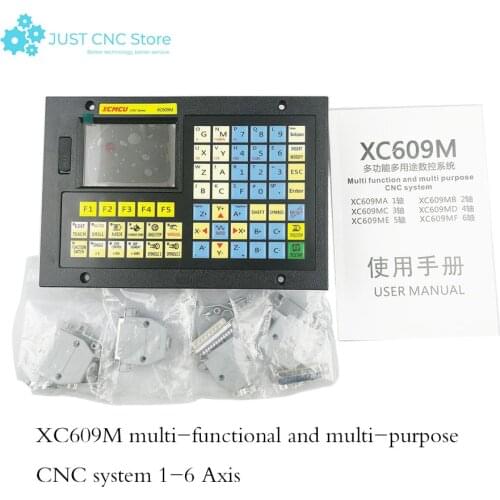 CNC milling System 1-6 Axis offline controller XC609M Breakout Board Engraving Machine Control Combined hmi touch screen