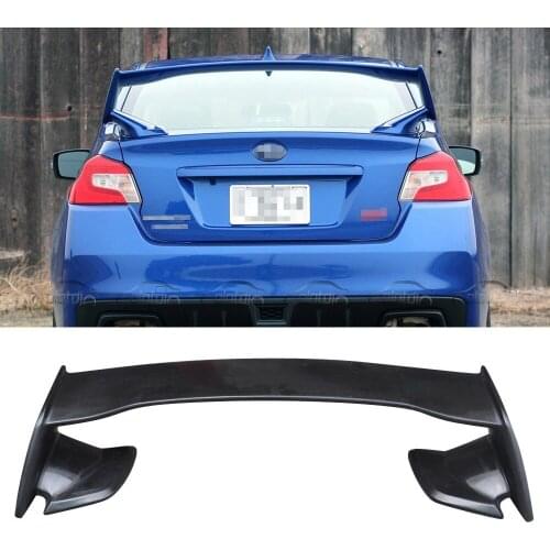 FRP Rear Trunk Spoiler Wing Lip Boot For Subaru Impreza WRX 2011-2014 Car Styling