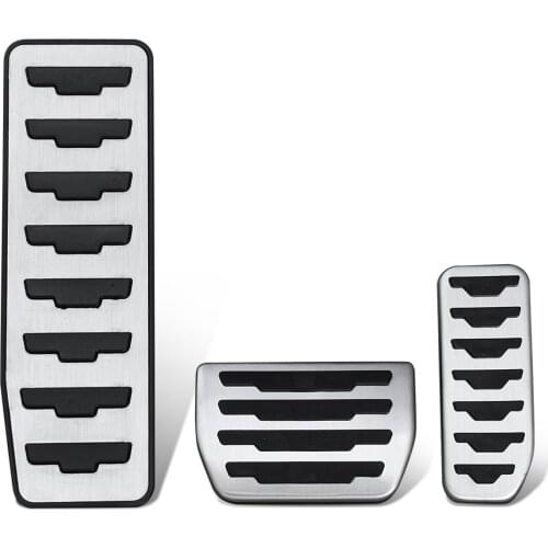 For Range Rover Evoque Land Rover Discovery Sport Jaguar E-Pace Steel Footrest Gas Brake Pedal Covers Kit
