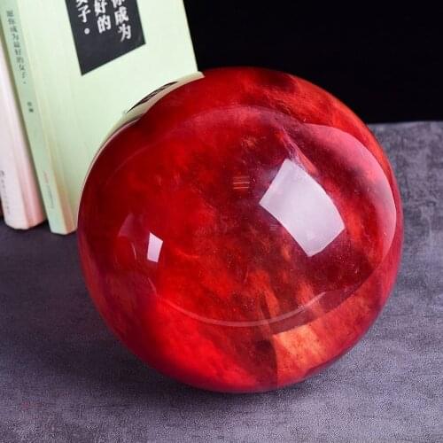 Beautiful red melting ball feng shui town home furnishing articles furnishing articles prosperous wealth of wealth