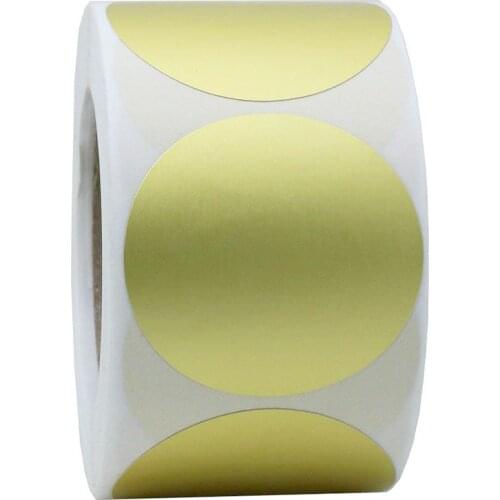 500 Pcs Round Labels Stickers 1 Inch blank Gold Sticker Sealing Scrapbook for Wedding Gift Packaging Decor Stickers Stationery