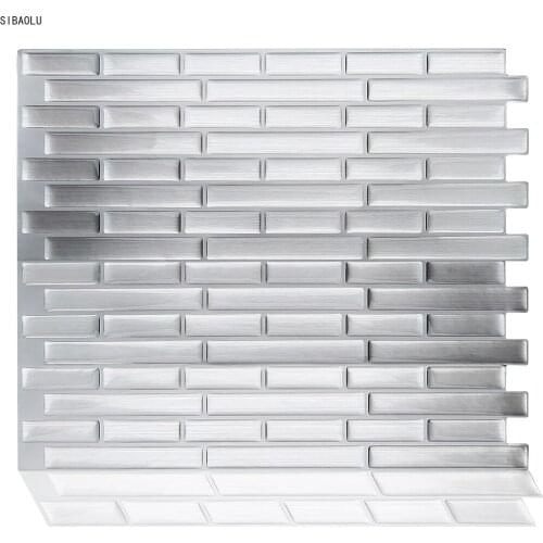 PET Paperback Waterproof Heat Decorative Wallpaper Wall Sticker Peel and sticker wallpaper Stick Tile