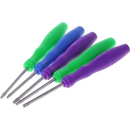 5 In 1 Torx Magnetic Screwdriver Set Hand Tools Repair Open Kit T2 T3 T4 T5 T6 G6KA