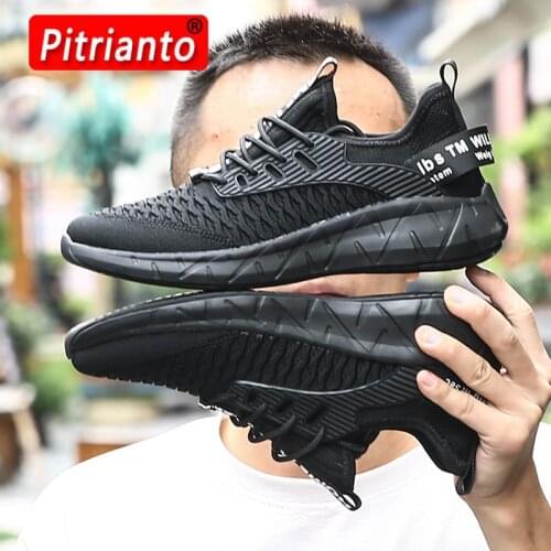 Non-Slip Mens Casual Sneakers Lace Up Men Shoes Breathable Casual Shoes Lightweight Trend Shoes Adult Trainers Chaussure Homme