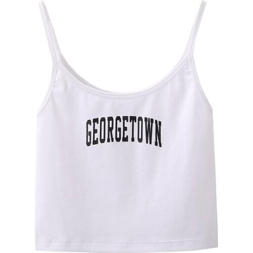 Casual Women Soft Cotton O Neck Sling 2021 Summer Fashion Ladies High Street Sexy Sling Female Printed Short Sling Top