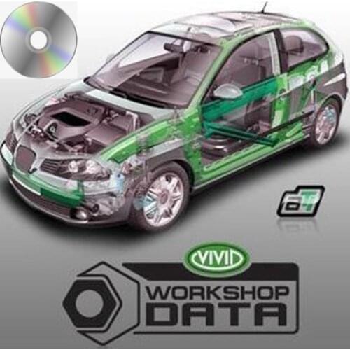 Software Vivid Workshop Data V10.2 Automotive auto repair software 2010 Vivid Workshop data ATI with English free shipping
